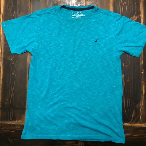 Set of 2 Nautica Boys SZ XL(18-20)Short Sleeve Crewneck J-class logo on chest - Picture 3 of 7